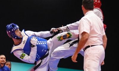 Ícaro Miguel no Aberto do Rio de taekwondo