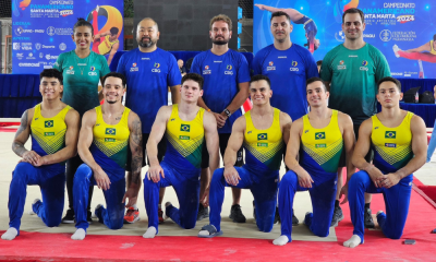 Time masculino do Brasil no pan-americano de ginástica artísica