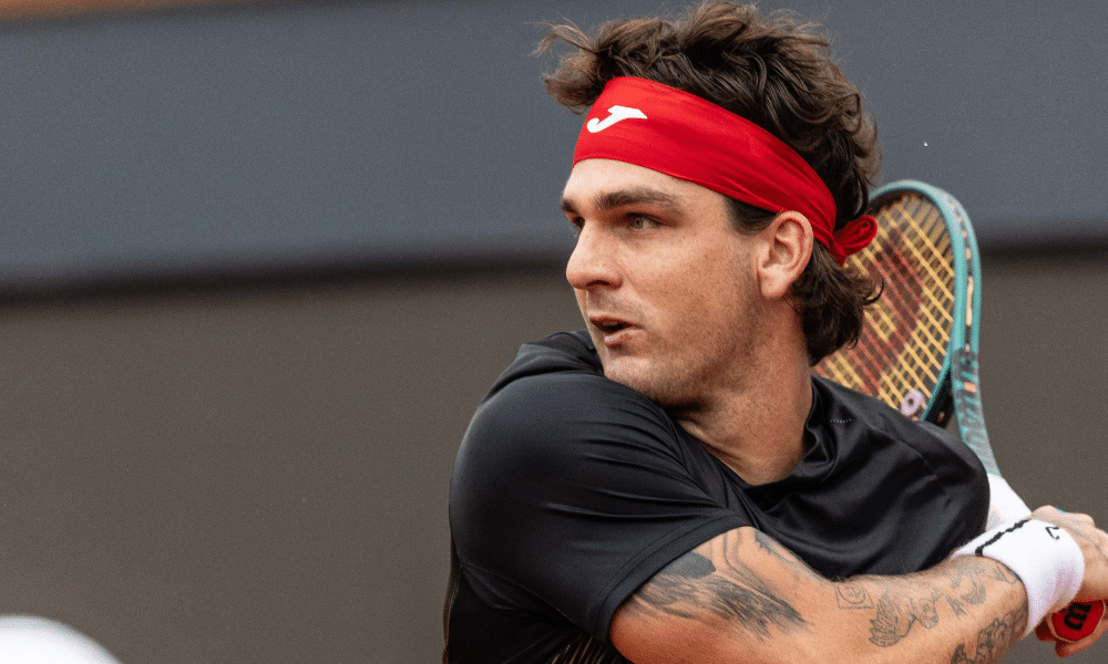 Thiago Wild durante disputa do ATP 250 de Eastbourne (Foto: Fotojump)
