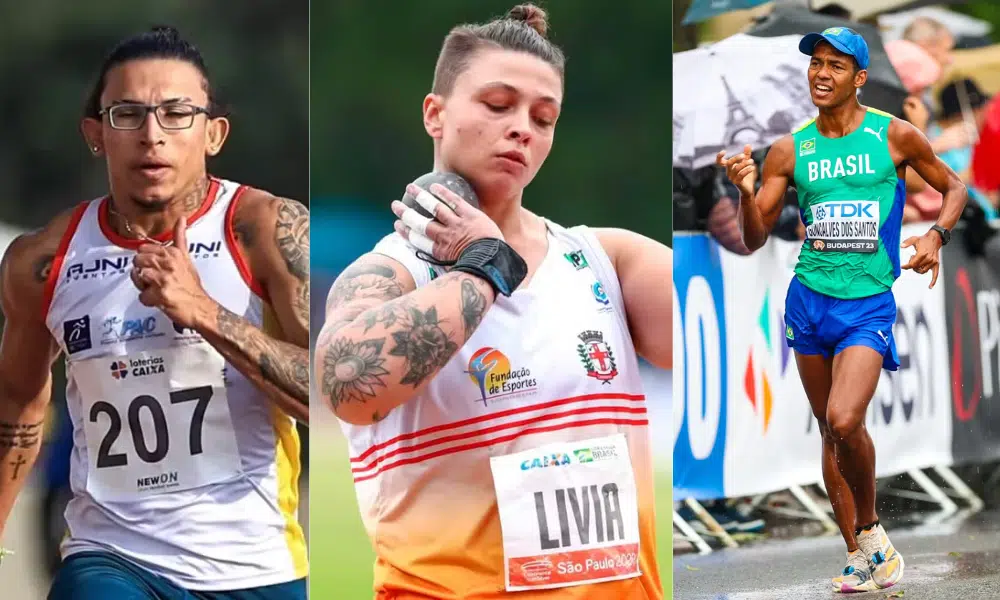 A Corte Arbitral do Esporte (CAS) autorizou a participação de Hygor Bezerra, Lívia Avancini e Max Batista nos Jogos Olímpicos de Paris-2024 (Wagner Carmo/CBAt)