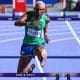 Alison dos Santos nos 400 m com barreiras dos Jogos Olímpicos de Paris-2024