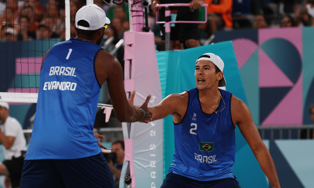 Evandro/Arthur x Hellvig Ahmann - vôlei de praia - Paris-2024