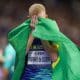 Joeferson Marinho corre a prova dos 100m no Mundial de atletismo paralímpico