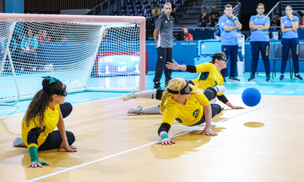 Goalball feminino Foto: Ana Patrícia Almeida/CPB