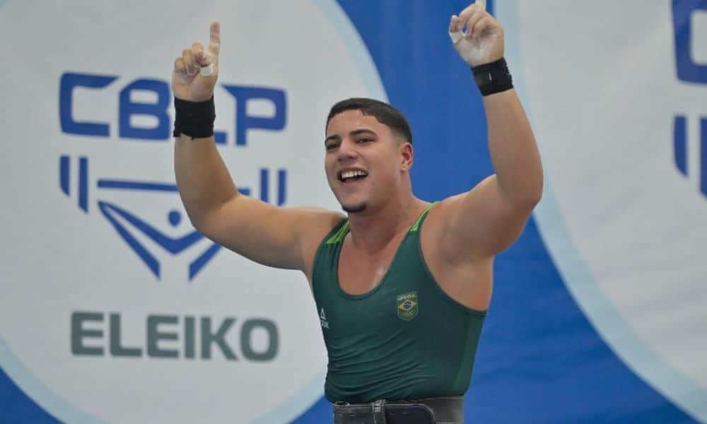 Matheus Pessanha, no Mundial sub-20 de levantamento de peso lpo assunção 2025