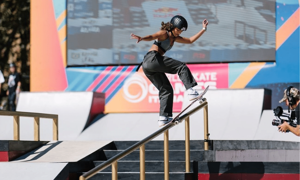 Rayssa Leal no Mundial de Skate Street