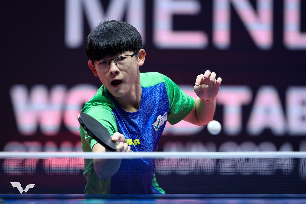 Leonardo Iizuka tênis de mesa WTT Youth Contender Mundial da juventude de tênis de mesa