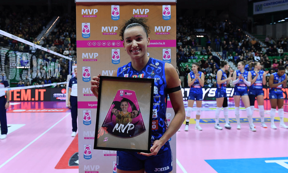 Gabi Guimarães na liga italiana de vôlei feminino