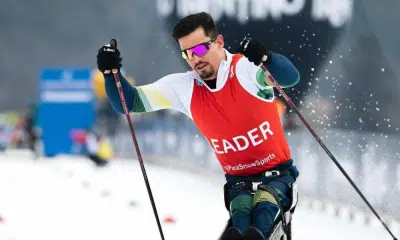 Cristian Ribera no Mundial de paraesqui cross-country na Itália