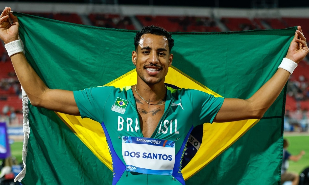 Almir dos Santos - salto triplo - Mundial Indoor de Atletismo 2025 - (foto: Wagner Carmo/CBAt)