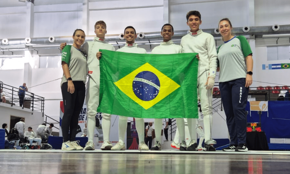 Equipe do Brasil no Pan-Americano Cadete e Juvenil de esgrima