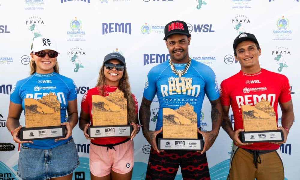 Tainá Hinckel, Weslley Dantas, Rickson Falcão e Luara Mandelli, Saquarema, WSL