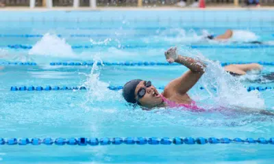 Iandra Ribeiro durante prova no Meeting Paralímpico em Rio Branco