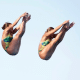 Luana Lira e Anna Lucia Santos trampolim 3m saltos ornamentais Jogos Pan-Americanos Santiago-2023 - Mundial de Doha saltos ornamentais mundial de esportes aquáticos singapura