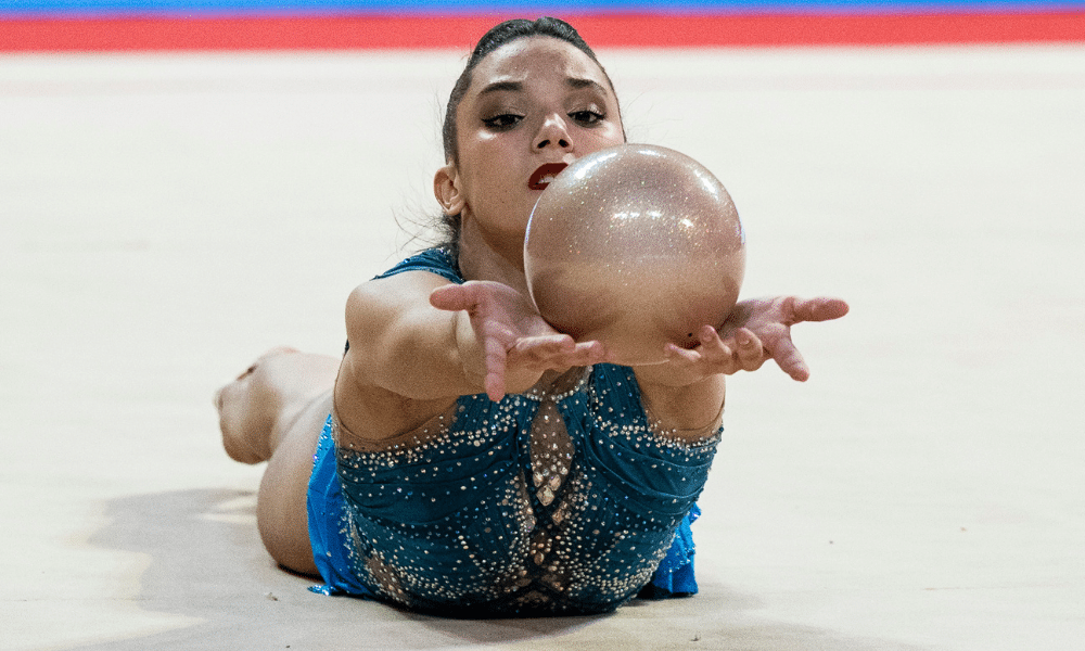 Maria Alexandre na Copa do Mundo de ginástica rítmica