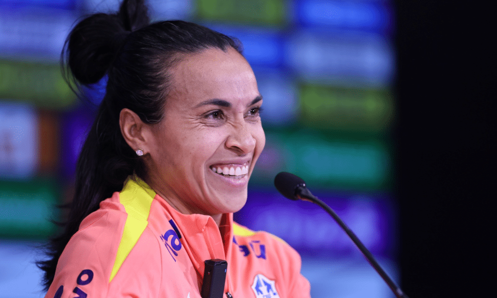 Marta seleção camisa 10 amistoso contra o japão