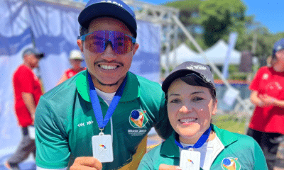 Jane Karla e Diogo de Souza fecham Copa Europeia de Tiro com Arco Paraílmpico com prata
