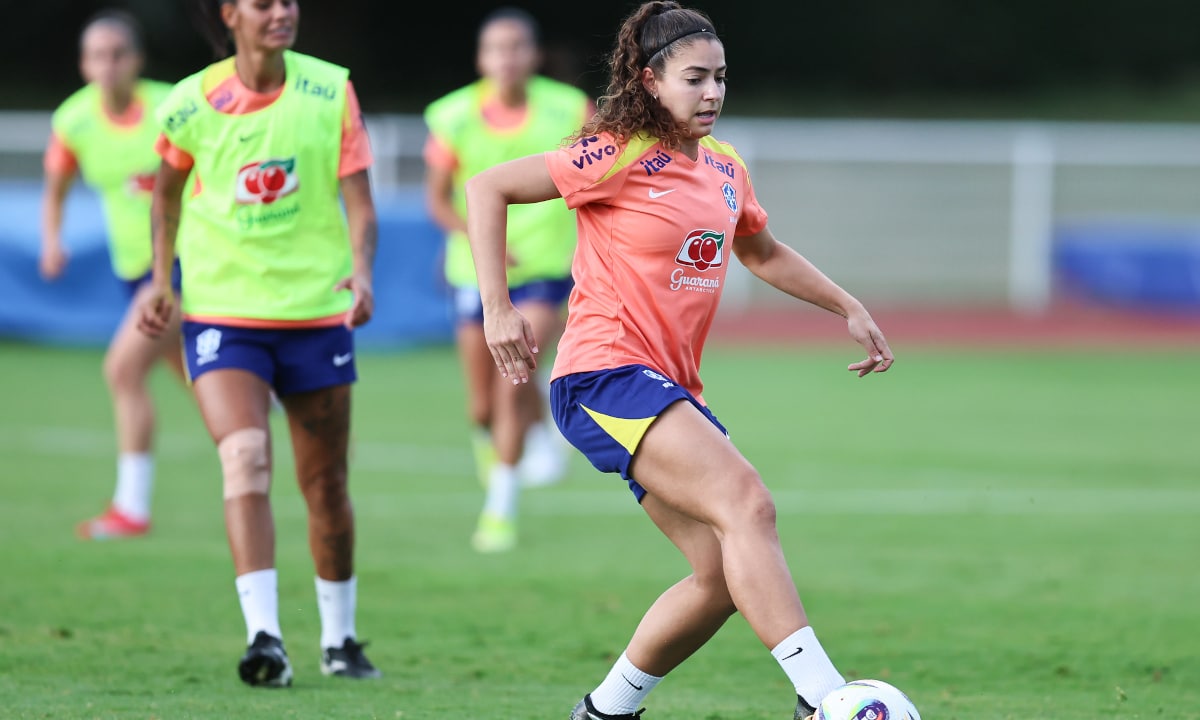 Angelina - Brasil x França - Seleção Brasileira Futebol Feminino