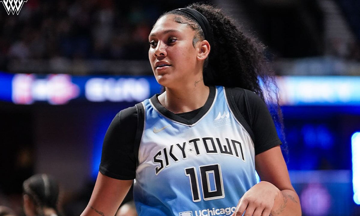 Kamilla Cardoso Chicago Sky, na vitória sobre o Connecticut Sun WNBA basquete atlanta dream temporada regular
