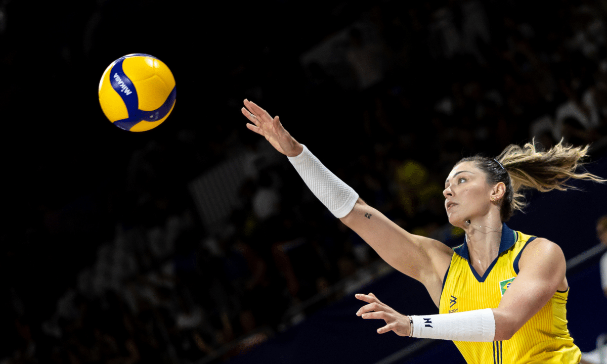 Rosamaria Brasil e Bélgica na Liga das Nações VNL Feminina França