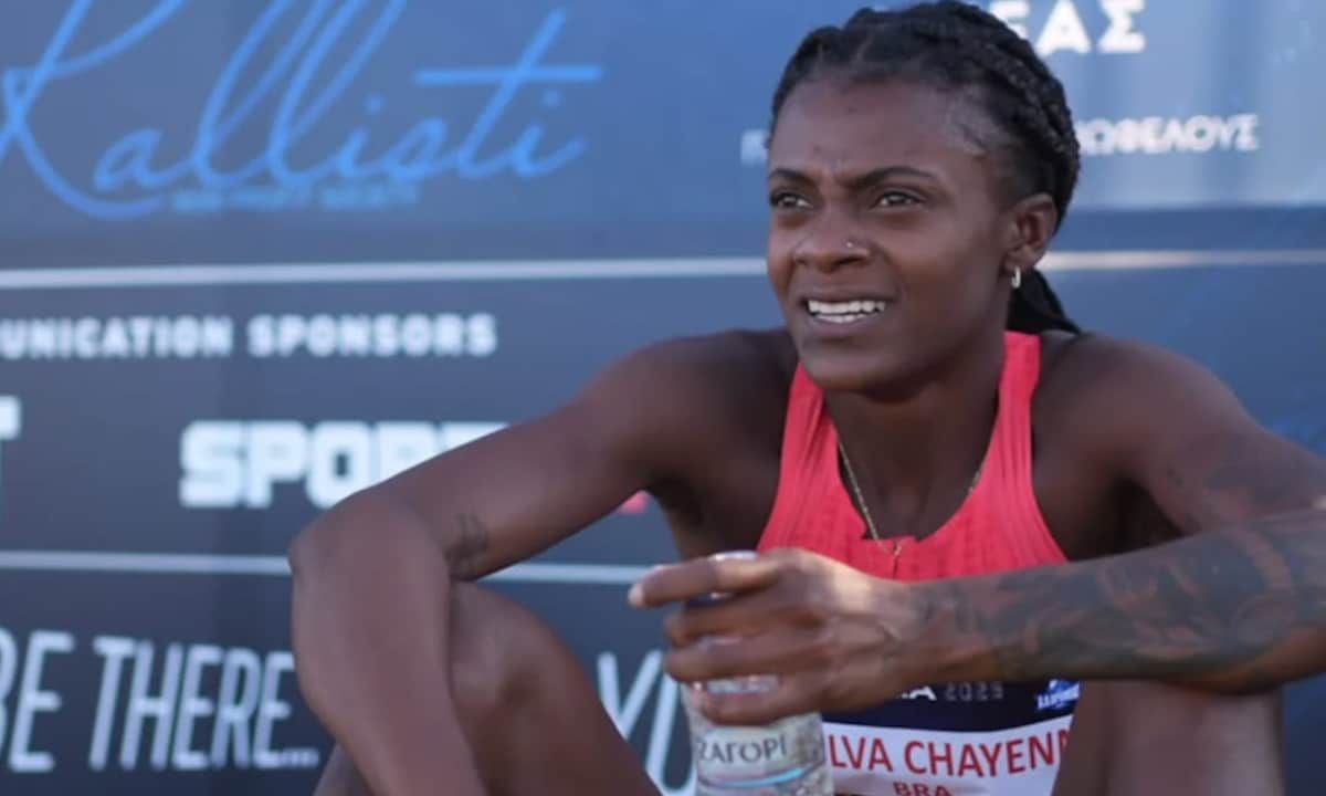Brasileira Chayenne Silva no Meeting de Dromia de Atletismo
