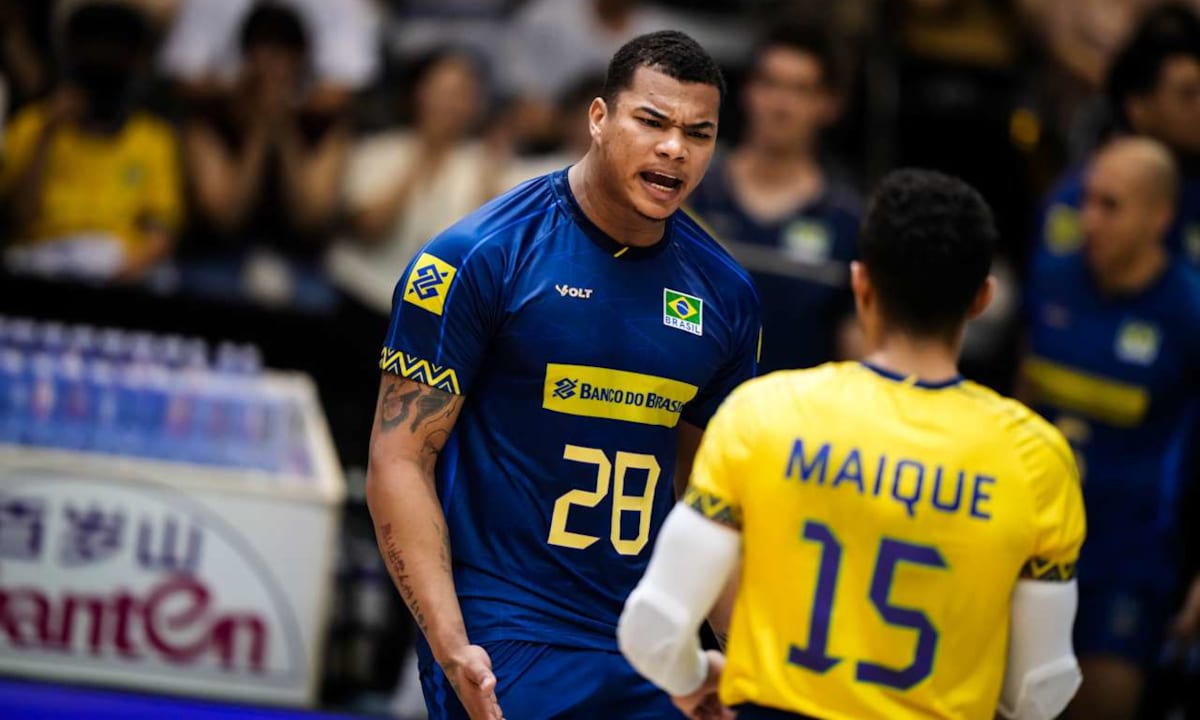 Darlan Brasil vôlei masculino na VNL