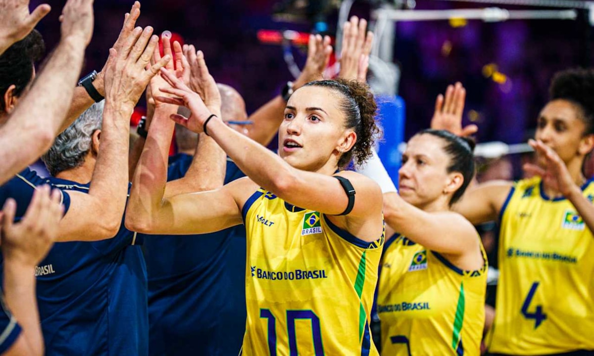 Gabi capitã da seleção brasileira de vôlei feminino - Brasil após VNL
