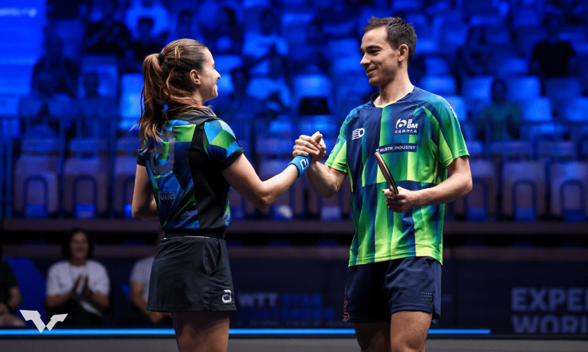 Hugo Calderano e Bruna Takahashi - WTT Contender de Buenos Aires tênis de mesa china smash