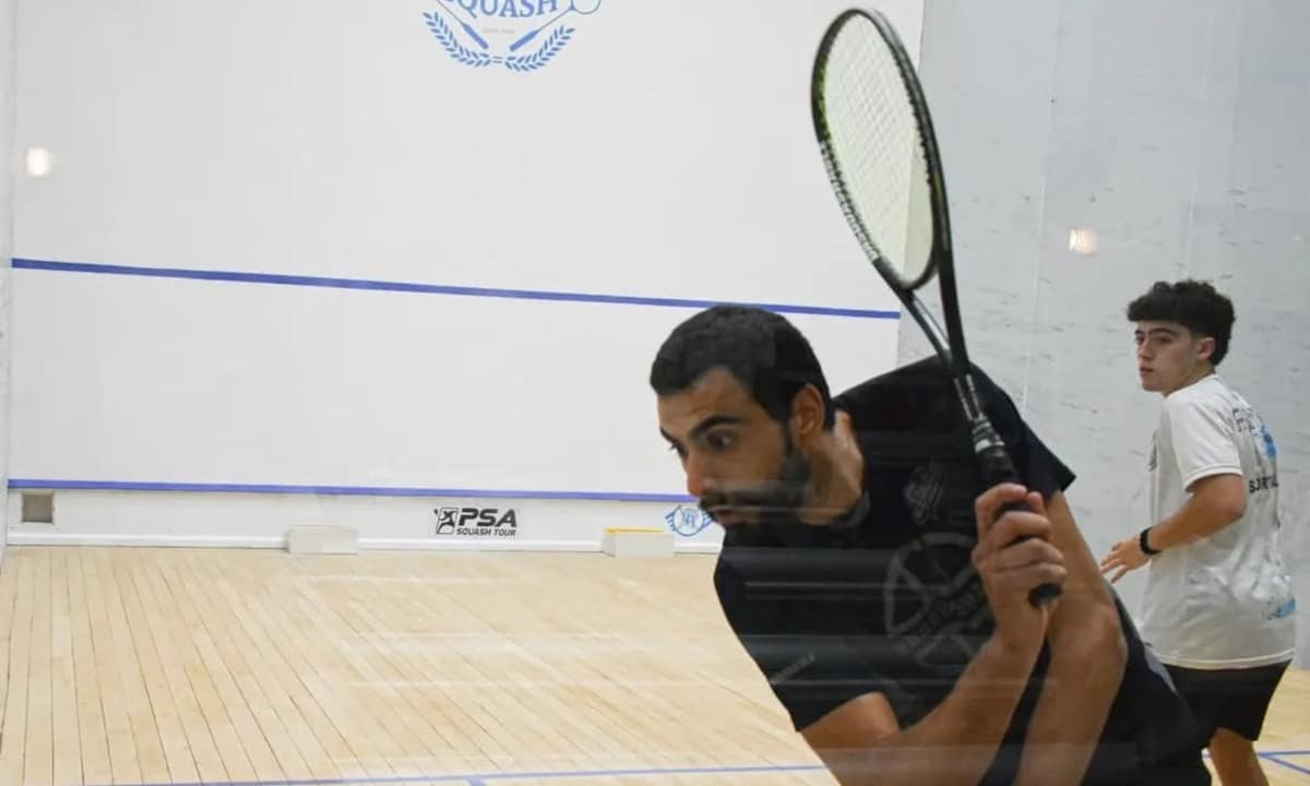 Guilherme Melo no Aberto do Paraguai de Squash