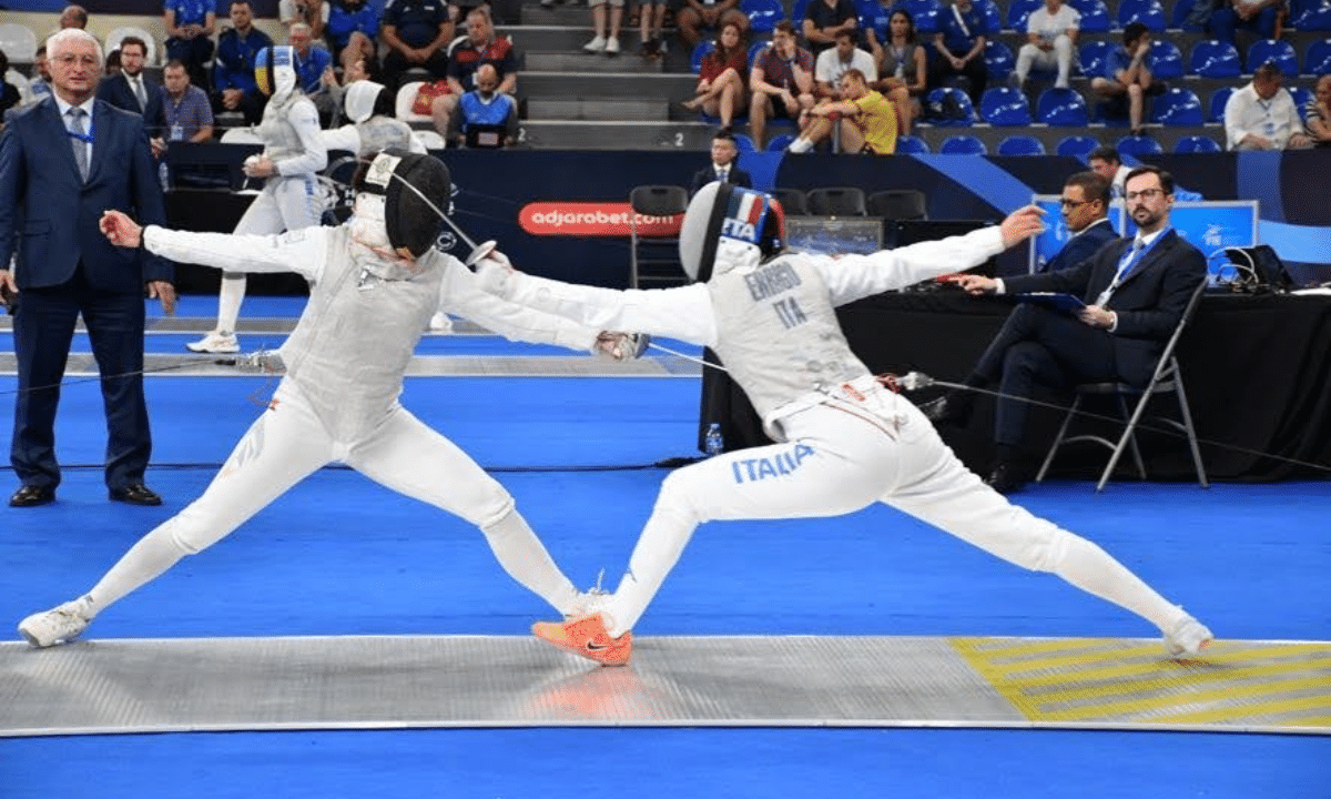Beatriz Bulcão no Mundial de Esgrima