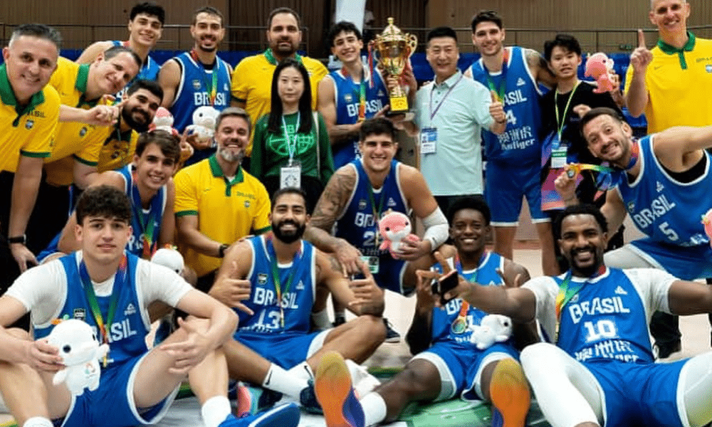 brasil basquete masculino torneio amistoso seleção brasileira de basquete masculino china montenegro