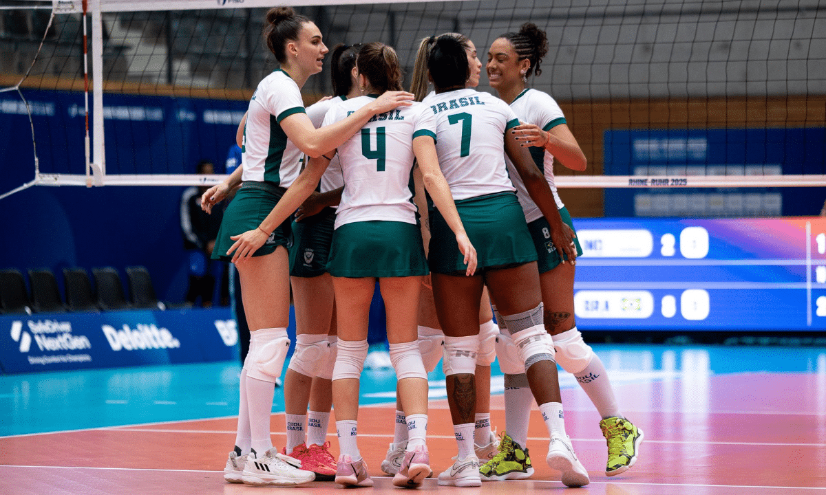 seleção de volei feminina universitária