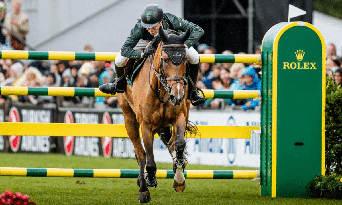 Stephan Barcha no GP Rolex do CHIO Aachen, evento de hipismo saltos na Alemanha deauville hipismo saltos