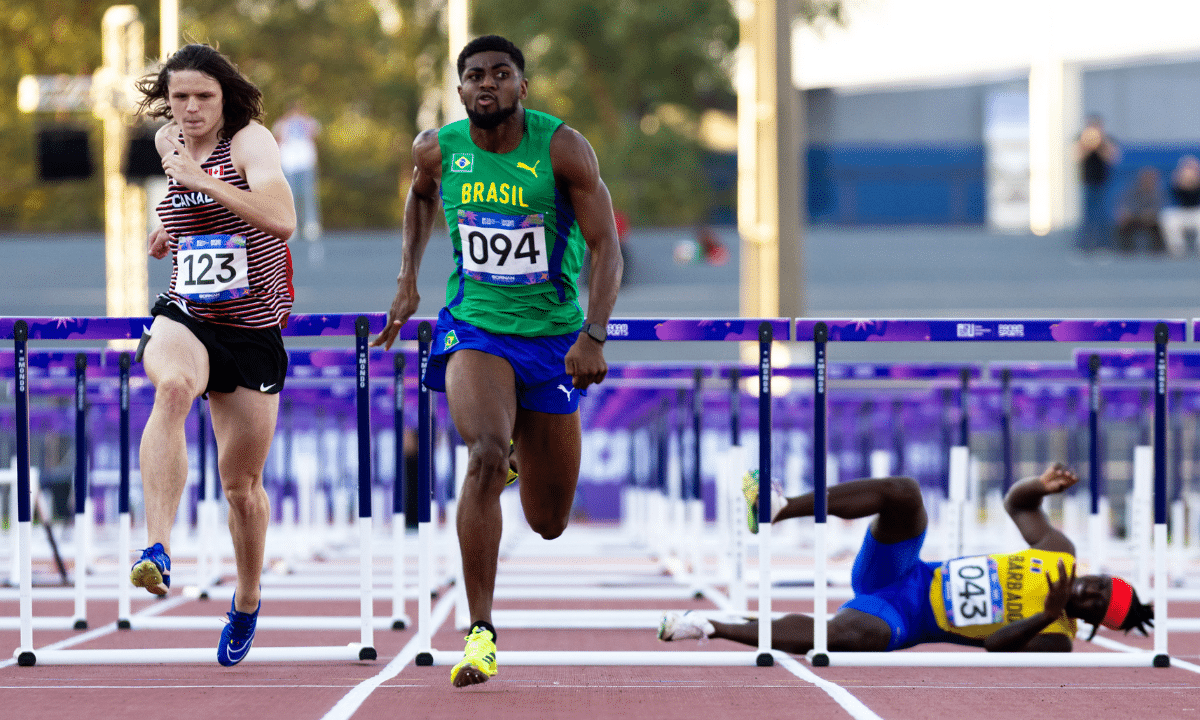Brasileiro bate recorde do Pan Júnior nos 110m com barreiras