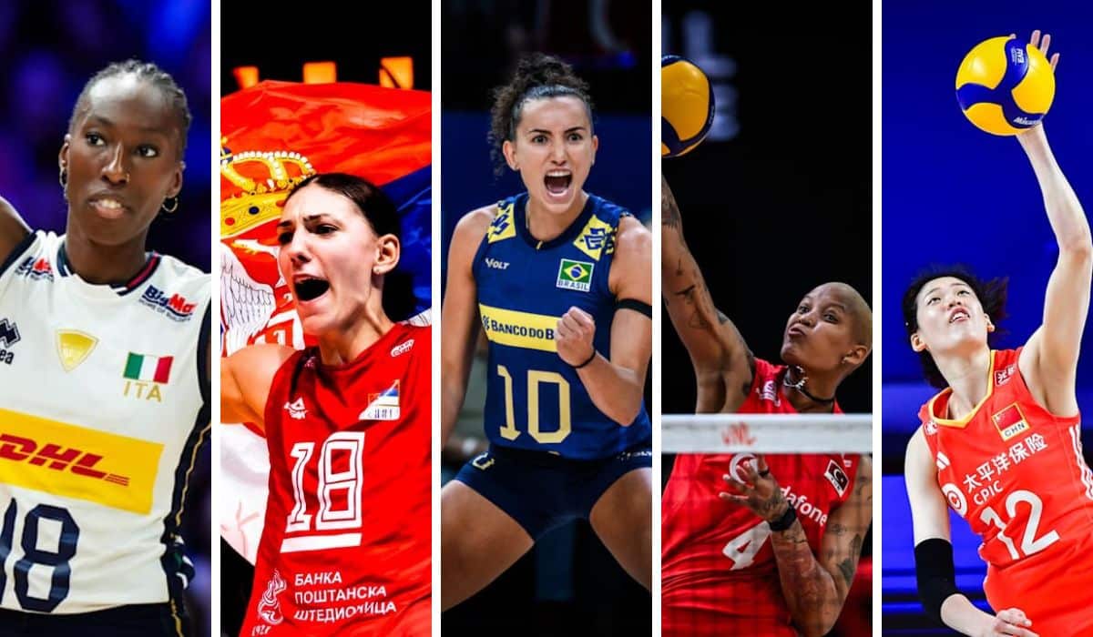 Egonu, Boskovic, Gabi, Vargas e Li Yingying são algumas das jogadoras que devem se destacar no Mundial de vôlei feminino (Volleyball World)