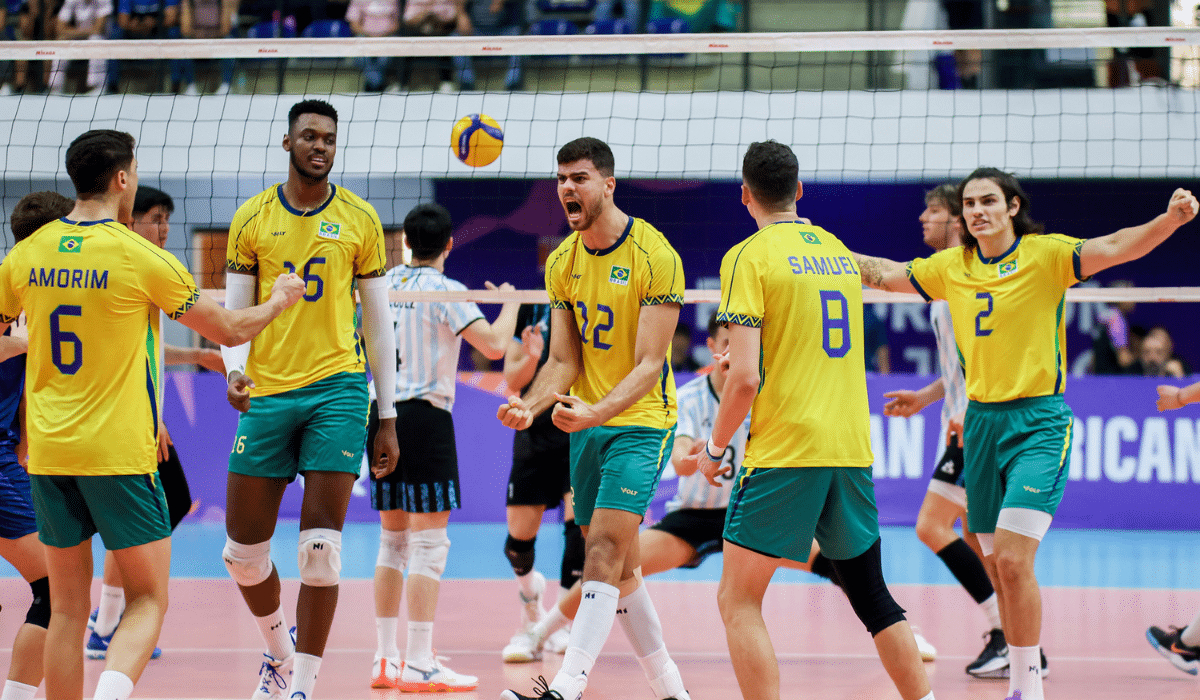 brasil, argentina, vôlei, pan júnior, assunção