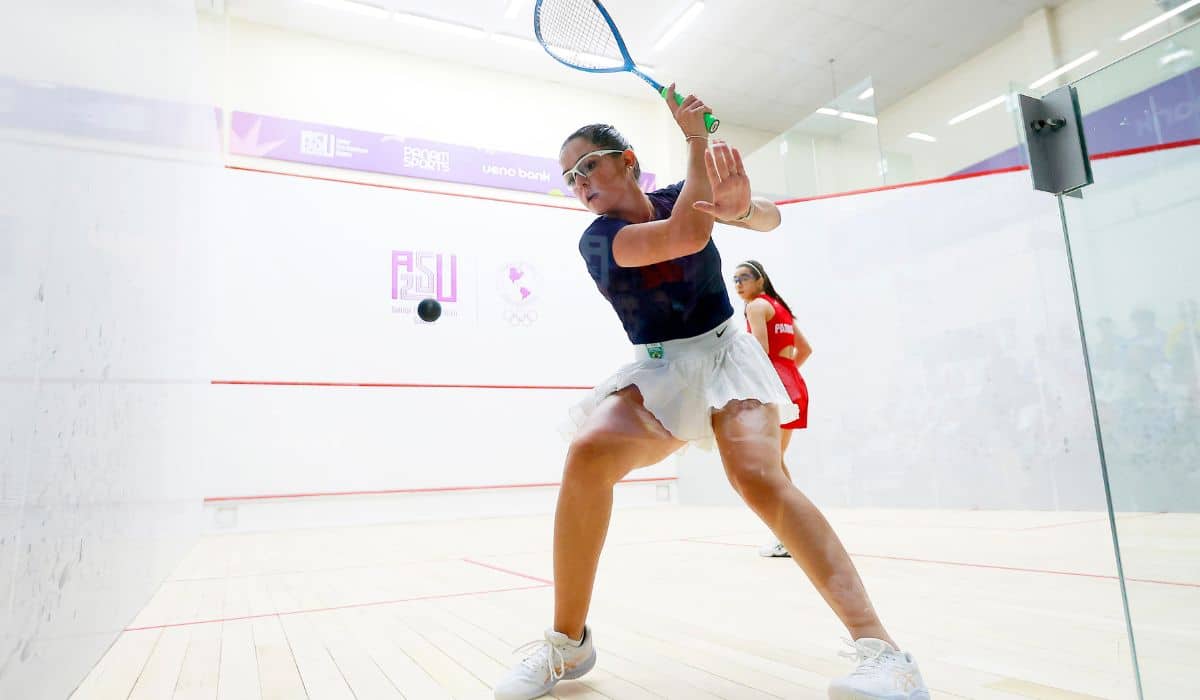 Laura Silva, que foi prata no Pan Júnior de Assunção, está nas semifinais do Pan-Americano adulto de squash Juliana Feibelmann Challenger Alizia Txoperena de Squash