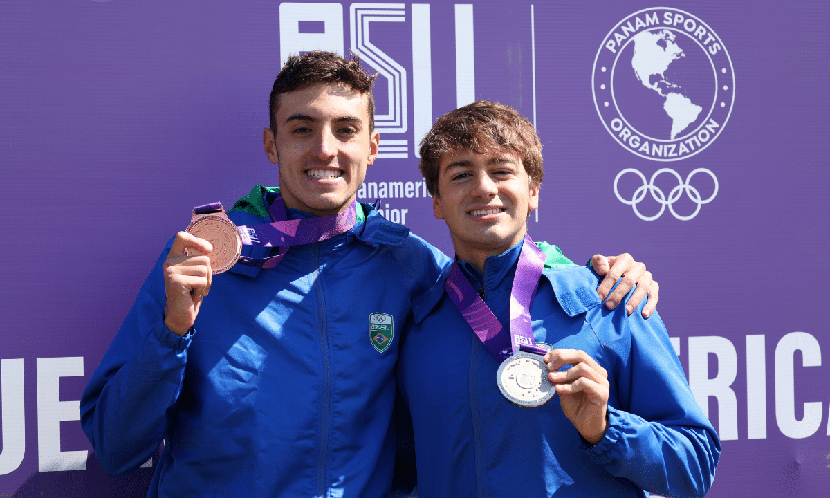 Matheus Melecchi e Leonardo Brandt fazem dobradinha no Pan Júnior
