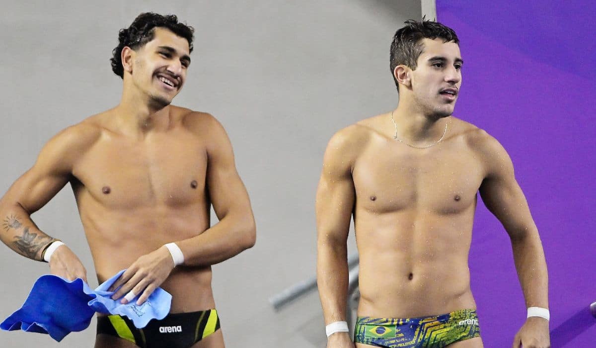 Miguel Cardoso e Caio Dalmaso ficam em quarto na plataforma de 10m sincronizada