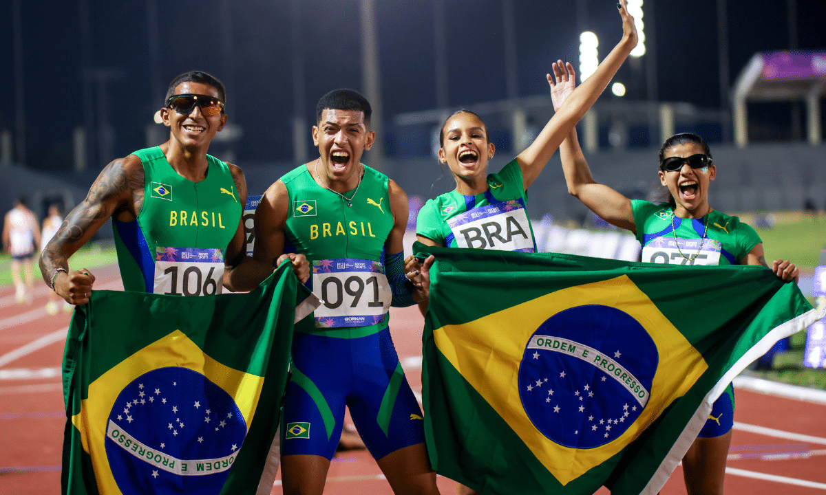 Revezamento 4x400m - Jogos Pan-Americanos Júnior de Assunção