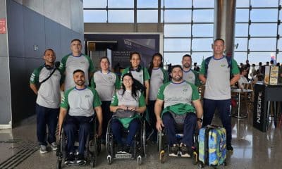 Seleção brasileira embarca para a Coreia do Sul para disputar o Mundial de paraesgrima