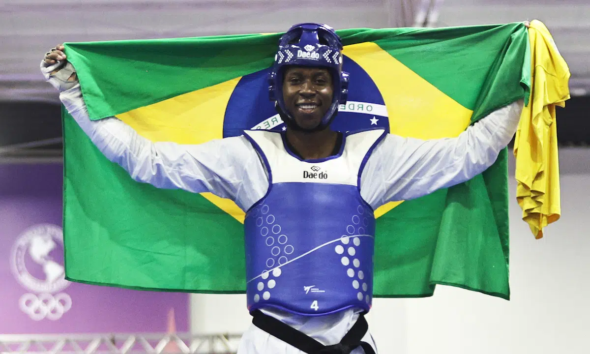 Henrique Marques, do taekwondo com ouro nos Jogos Pan-Americanos Júnior Assunção-2025 mundial de taekwondo medalha de prata