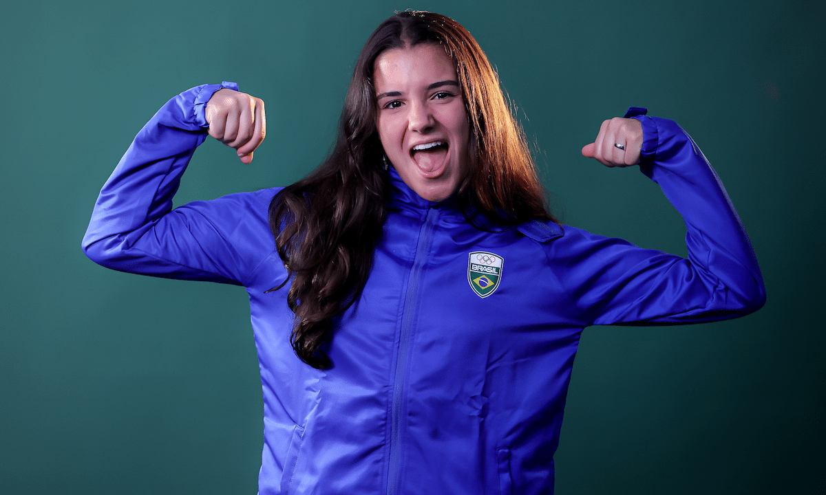 Livia Burberry, da esgrima florete, nos Jogos Pan-Americanos Júnior em Assunção-2025