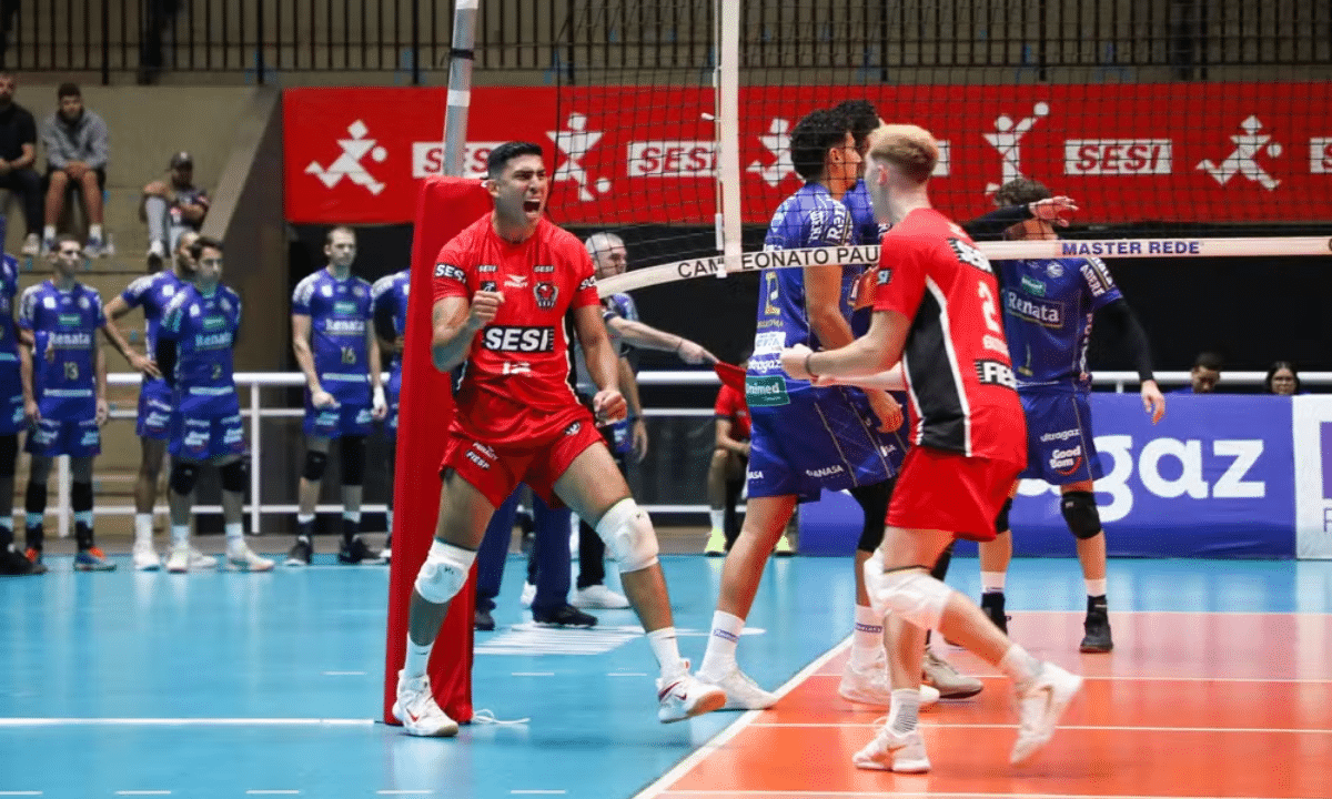 Bauru vence Vôlei Renata de virada no Paulista Masculino