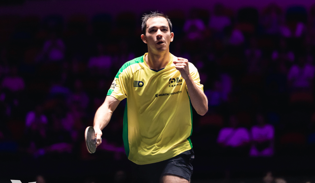 HhUGO CALDERANO, TÊNIS DE MESA, CHAMPIONS, MACAU