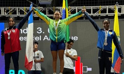Brasileira Isanelly Cristina conquista seis medalhas na abertura do Sul-Americano de Levantamento de Pesos em Guayaquil