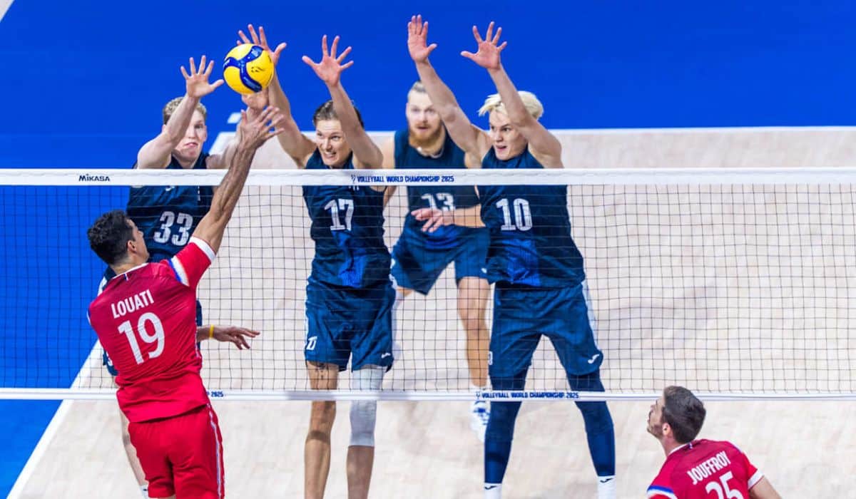 França é surpreendida pela Finlândia e perde por 3 a 2 no Mundial de vôlei masculino (Volleyball World)