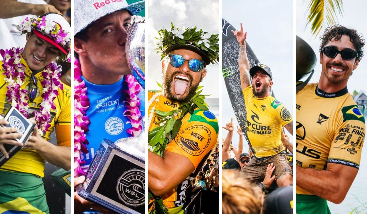 Lista dos brasileiros campeões mundiais de surfe