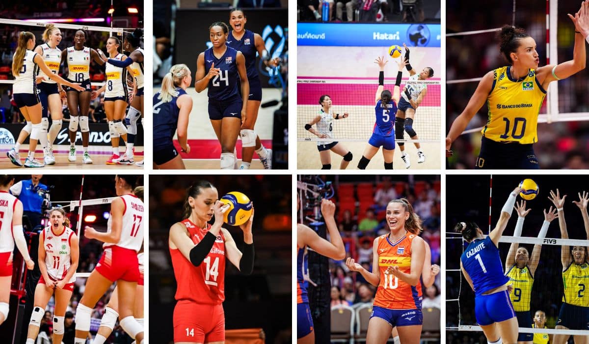 Quartas de final do Mundial de vôlei feminino tem as seis melhores do ranking mundial e duas surpresas