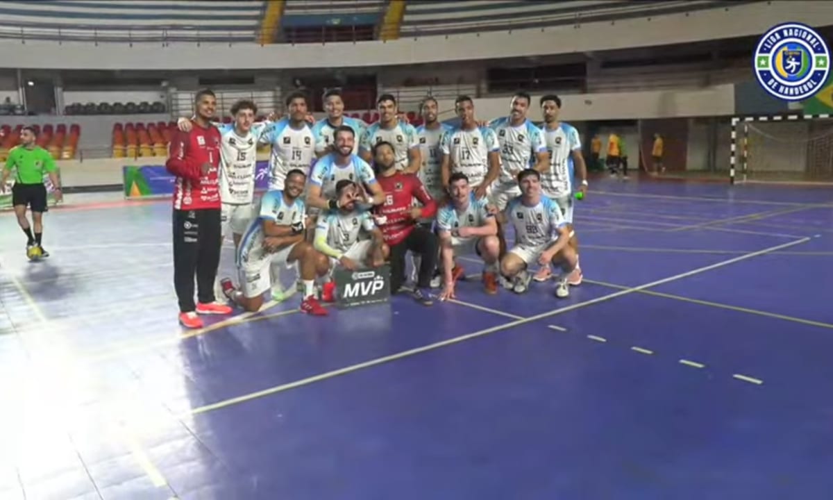 Taubaté estreou goleando na Liga Nacional 2025 de handebol masculino e busca vaga no Final Four